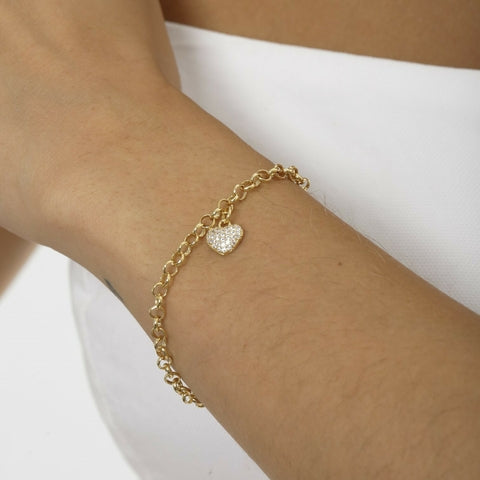 Heart Link Bracelet