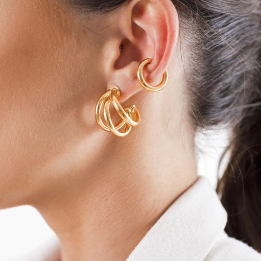 Triple Hoops Earrings
