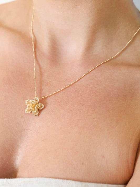 Lotus Flower Necklace